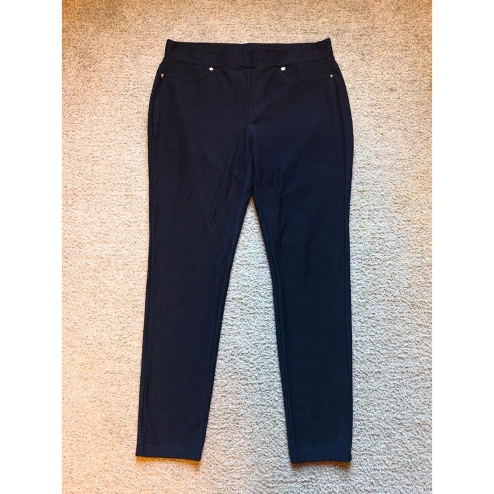 Michael Kors Black Stretch Knit Leggings/Pants - Size L